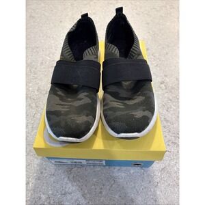 Aetrex Womens 9.5 Allie Camouflage Arch Support Slip On Sneaker Run Shoe